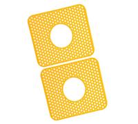 Kaeltsyn Lot de 2 Tapis d ' évier de Cuisine en Silicone avec Redoute et Partie supérieure résistante à la pour Un Nettoyage Facile et Un séchage Rapide Tapis d ' évier carré