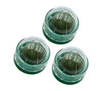 Kaeltsyn Lot de 3 jouets de nettoyage des dents de chat avec balle de menthe pour félins actifs, dentition, ennui, divertissement pour chats