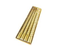 Kaeltsyn Lot de 4 élégants motifs torsadés de 20 à 25 cm de long pour décoration de maison et de mariage