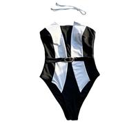 Kaeltsyn Maillot de bain sans couture en tissu élasthanne confortable pour la natation et les loisirs à séchage rapide