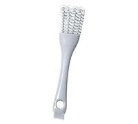 Kaeltsyn Mangeoire de bain pour cage à oiseaux - Poignée de brosse efficace et résistante - Poils métalliques anti-rayures