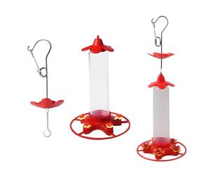 Kaeltsyn Mangeoire ronde élégante pour colibri avec fonction résistante aux menaces, idéale pour les amoureux de la nature et les amateurs d'oiseaux, mangeoire en ABS pour colibri