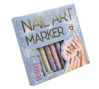 Kaeltsyn Marqueurs artistiques imperméables à pointe fine de 0,5 mm pour artistes, étudiants, gribouillage, dessin sur papier, toile, pierre, bois - 12 couleurs