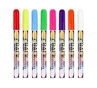 Kaeltsyn Marqueurs effaçables pour écrire des notes sur le verre de, 8pcs | Plume d ' écriture pour texte et dessins sur verre, marques effaçables pour réviser les messages ménagers et les
