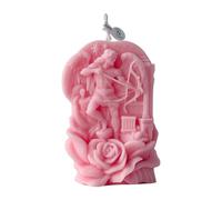 Kaeltsyn Mélange de cires de soja parfumées avec motif en relief à la rose - Forme angélique romantique pour soulager le stress et décorer la chambre - Aromathérapies - Soja