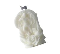 Kaeltsyn Mélange de cires de soja parfumées avec motif en relief à la rose - Forme angélique romantique pour soulager le stress et décorer la chambre - Aromathérapies - Soja