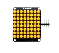 Kaeltsyn Module d ' Affichage de Points LED 8x8, Interface I2C, Yellow | PCB compact avec trous de