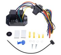 Kaeltsyn Module de Commande de Deux Ventilateurs de Refroidissement Efficace en Aluminium avec connecteurs Plug Play pour camions et du Climat désertique, Personnalisation des véhicules, systèmes