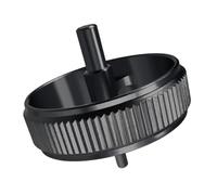 Kaeltsyn Molette de défilement de Souris en métal texturé avec, Gray | Compatible avec les souris INPHIC IN09 IN09PRO, texture métallique finement striée, format de remplacement à