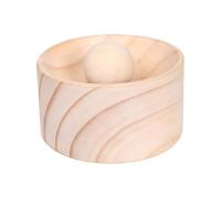Kaeltsyn Moule à raviolis en bois et boule - Presse à pâte manuelle - Outil à rouler pour cuisiner facilement des raviolis