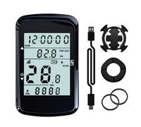 Kaeltsyn Ordinateur de vélo multifonction pour vélo - Chronomètres numériques - Compteurs de vitesse pour le cyclisme en plein air - Étanche