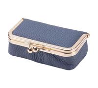 Kaeltsyn Organiseur de bijoux miniature avec boîte en cuir de luxe Kiss Idéal pour bagues de fiançailles, colliers, boucles d'oreilles, accessoire de maquillage tendance