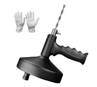 Kaeltsyn Outil de plomberie extra long de 5,2 m avec tambour ABS solide pour un entretien efficace des canalisations dans un usage domestique Déboucheur flexible