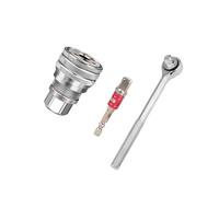 Kaeltsyn Outil de tournevis à tête hexagonale pour écrous et boulons de 10 à 19 mm pour entraînement de 3/8 ouille universelle - Adaptateur universel