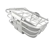 Kaeltsyn Panier de vélo adapté pour les vélos électriques de montagne, coffre en métal spacieux pour transporter des articles en toute sécurité pendant la balade. Panier de rangement