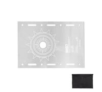 Kaeltsyn Panneau d ' Extension de Table de Camping en Acrylique Transparent, Panneau de Table Transparent Portable pour Le Camping, unité multifonctionnelle légère et
