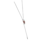 Kaeltsyn Parfait collier pendentif coeur gothique longue chaîne réglable pour sa déclaration d ' expression de mode sombre mode sombre