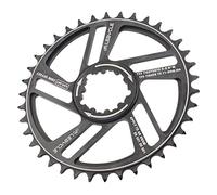 Kaeltsyn Pignon de vélo en alliage de 3 mm pour 32T, 34T, 36T, 38T, 40T, 42T, partie alliage noir et rouge