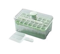 Kaeltsyn Plateau simple/double couche facile à démouler pour whisky et glaçage, boîte de rangement pour cocktails et friandises glacées pour congélateur