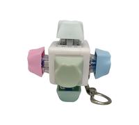 Kaeltsyn Porte-clés clavier mécanique hexagonal créatif pour soulager le stress, toutes les tailles de voyage, I, taille unique