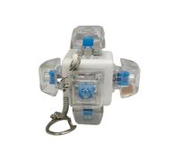 Kaeltsyn Porte-clés clavier mécanique hexagonal créatif pour soulager le stress, toutes les tailles de voyage, K, taille unique