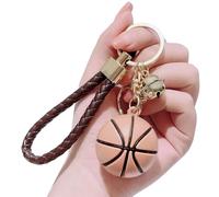 Kaeltsyn Porte-clés tendance et simple avec cloches de basket-ball - Ornements uniques - Porte-clés pour sac à dos - Porte-clé pour sac à dos