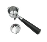 Kaeltsyn Porte-filtre à café de 51 mm avec fond facile à nettoyer pour machine à expresso à trois oreilles, accessoires de rechange pour poignée à café