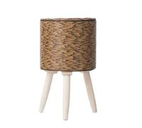 Kaeltsyn Pots de fleurs créatifs multi-usages avec base amovible - Idéal pour les verdures de table - Support triangulaire pour plantes de bureau