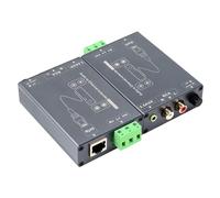 Kaeltsyn Rallonge de son stéréo 3,5 mm vers prises RCA Cat5e Cat6 pour améliorer l'environnement du home cinéma haute fidélité