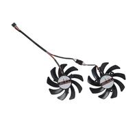 Kaeltsyn Refroidisseurs de Carte Graphique de Remplacement, Ventilateur de Refroidissement pour Ordinateur Portable à Faible Bruit, pour 5600XT 5700 6600