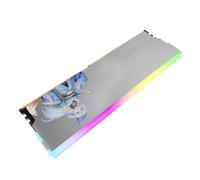 Kaeltsyn Refroidisseurs de mémoire avancés en métal 5 V-3 broches avec éclairage ARGB pour DDR5 DDR4 DDR3 DDR2 RAM Bâtons de mémoire vive d'ordinateur