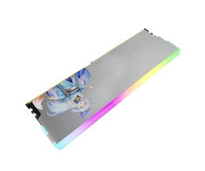 Kaeltsyn Refroidisseurs de mémoire avancés en métal 5 V-3 broches avec éclairage ARGB pour DDR5 DDR4 DDR3 DDR2 RAM Bâtons de mémoire vive d'ordinateur