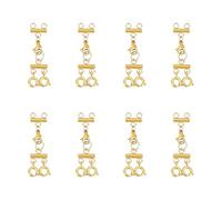 Kaeltsyn Résultats de Bijoux légers à la Mode, Composants de Bijoux légers pour Extensions de Collier et Fournitures Artisanales de réparation, 8 pièces