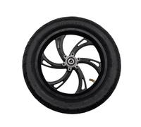 Kaeltsyn Roue de trottinette électrique pliable de 30,5 cm en alliage d'aluminium avec jantes de frein à disque pour scooter avant de remplacement accessoire gonflable