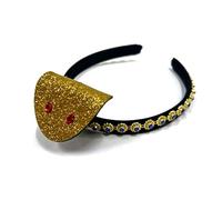 Kaeltsyn Serre-tête en forme de serpent orné de strass accrocheurs pour festival et théâtre