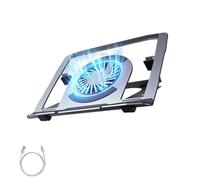 Kaeltsyn Support pliable en aluminium pour ordinateur portable avec systèmes de refroidissement efficaces et angle réglable pour ordinateur portable de 17" avec refroidissement
