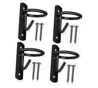 Kaeltsyn Supports de Seau à Eau en métal Crochet de Seau Stable avec vis Accessoire de décrochage Pratique pour Le de seaux d ' Alimentation Robuste et