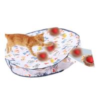 Kaeltsyn Tapis de jeu interaction pour chatons avec balle à roulement rapide et design activé par le mouvement pour l'ennui des chats