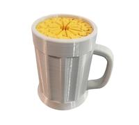 Kaeltsyn Tasse flexible qui tombe - Accessoire pour décoration d'intérieur - Copie créative de déversement de liquide