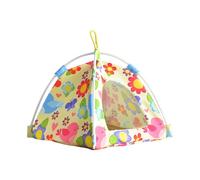 Kaeltsyn Tente de repos pour oiseaux modifiable avec toile renforcée pour conures couple double montage approches dense toile verte nichoir à oiseaux multiple