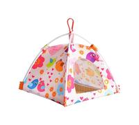 Kaeltsyn Tente de repos pour oiseaux modifiable avec toile renforcée pour conures couple double montage approches dense toile verte nichoir à oiseaux multiple