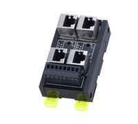 Kaeltsyn Terminal RJ45 avec Bloc enfichable à 8 Broches et DIN, 4 Ports | Connexion du panneau de structure de pour les travaux de service de l ' intégrateur