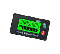 Kaeltsyn Testeur de Compteur de Puissance numérique LCD, Indication de capacité de Batterie 8-120V, pour Motos, véhicules électriques, Accessoires de Scooter, Compteur de Batterie