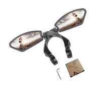 Kaeltsyn Vélo rotatif miroir pour un montage facile sur les vélos électriques de montagne et vélos pour garantir que les cyclistes soient universels