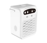 Kaeltsyn Ventilateur brumisateur portable à 3 vitesses avec chargement USB, silencieux et lumière LED pour dortoir extérieur à vitesse réglable