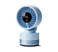 Kaeltsyn Ventilateur de bureau à ventouse pour petits espaces, Blue