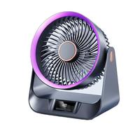 Kaeltsyn Ventilateur de bureau avec affichage numérique 5 vitesses Petit