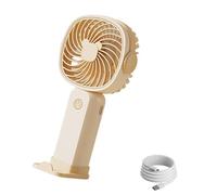 Kaeltsyn Ventilateur de bureau portable pour les bureaux, les, Yellow