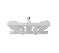 Kaeltsyn Ventilateur de Plafond à Double tête télécommandé avec lumière LED E27 Base d ' échappement pour Salon de Place Bords de Bureau avec Pince de Gestion des câbles Organisateurs