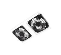Kaeltsyn Ventilateur de Plafond à Double tête télécommandé avec lumière LED E27 Base d ' échappement pour Salon de Place Bords de Bureau avec Pince de Gestion des câbles Organisateurs